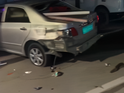 Aftermath of Chinese driver impaled accident