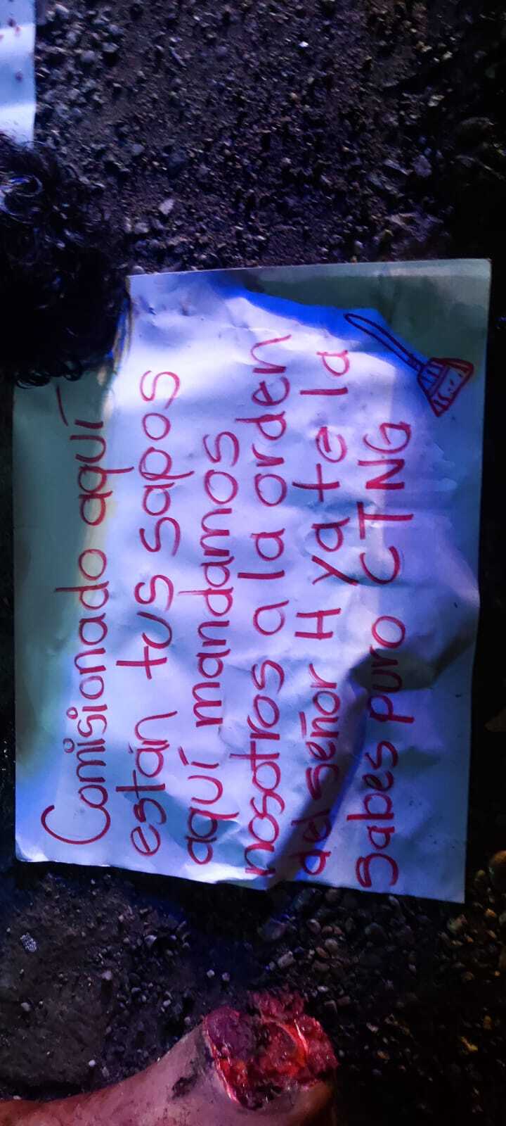 Photos of the Dismembered Bodies Left Today in Tabasco