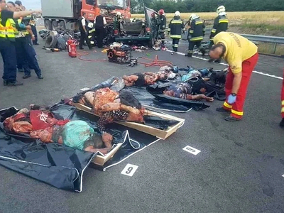 Horrible fatal accident in Hungary