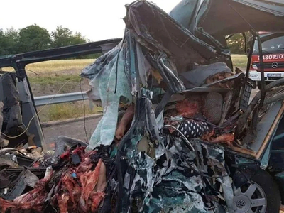 Horrible fatal accident in Hungary