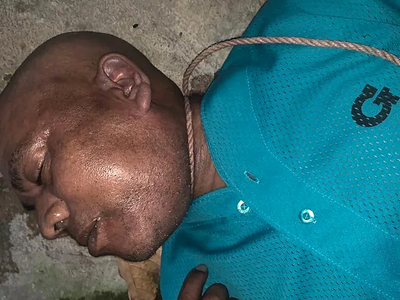 Man murders wife with machete, before hanging himself