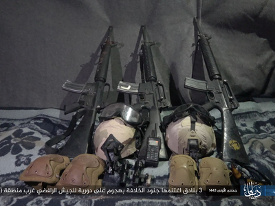 Photo Report Islamic State Iraq Wilayah – Dayala Targeted a Patrol 