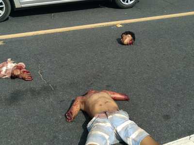 Shocking find dismembered man on a brazil highway