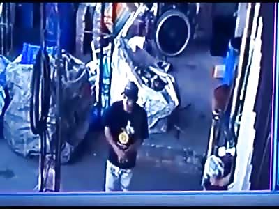 Police killed inside Market 