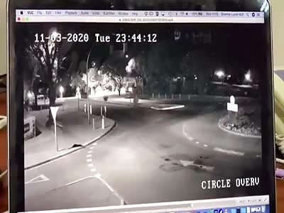 SPECTACULAR!!! :Car Flying Through The Air in UK.