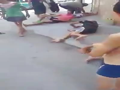 Horrible accident of a scooter