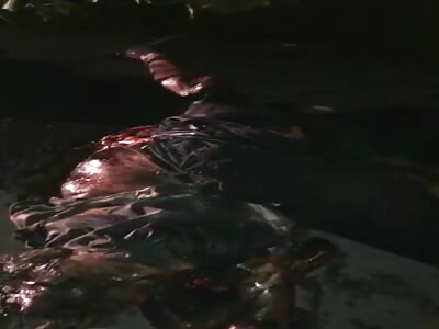 The truck passed over and then a van