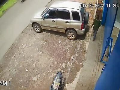 Two Female Students Crash Motorcycle 