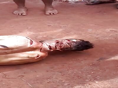 terrible machete murder