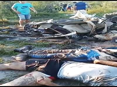 Twin-engine crash kills two men