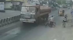 Oblivious Cyclist Causes Biker to Die