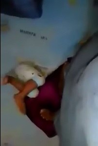Hard to Watch Video shows Mom trying to Smother her Baby with a Pillow 