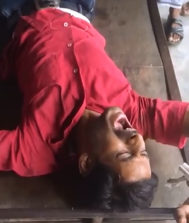 Crying Man Electric Torture.....