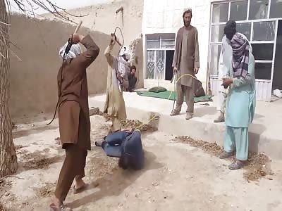 Taliban Whip Innocent Man like a Dog 