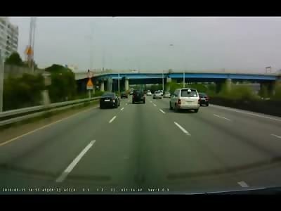 Rider Falls From Bridge