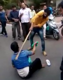 Man Faints After a Blow to the jugular