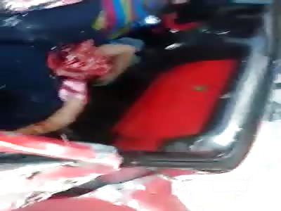 Horrific aftermath . 