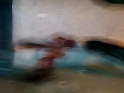 Dude Executed Bleeds Out