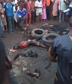 This Crowd Loves Themselves a Good Public Burning and Beatdown