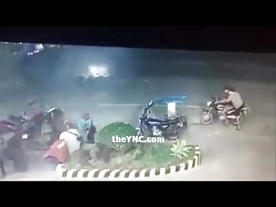 Dude Hops off a Bike to Make Perform Quick Execution