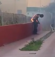 Man on Fire...Sizzling 