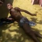 Chicken Thief Gets Whooped 