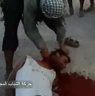 Head Sawed Off with Machete