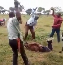 Man is Mercilessly Whipped 