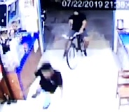 Bicycle Assassin Rides Up