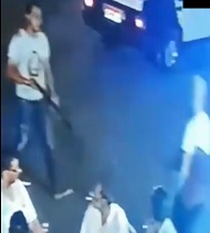 Walk Up Shotgun Murder at Bar