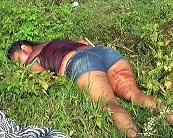 Heavyweight Woman Stabbed to Death