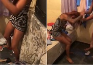 Cute Chick in Mini-Dress Brutally Beaten.