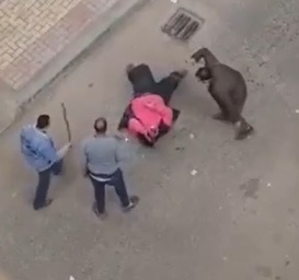 Sword Attack on Street.