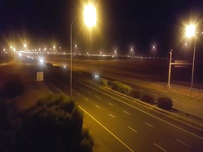 Acidente em um pega ...