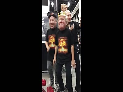 STILL FRIENDS AFTER THE ROCKET FIGHT