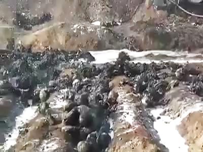 after tanker explosion