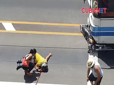 ACCIDENT KILLS BIKER IN CUBA