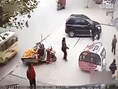 CHILD RUN OVER BY A TOTALLY BLIND DRIVER