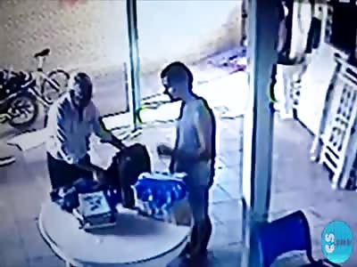 ELDERLY MAN RESIST ASSAULT AND IS SHOT TWICE