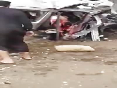 SHOCKING AFTERMAH OF AN ACCIDENT