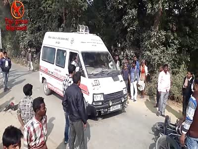 MAN WITH FUCKED UP LEG AFTER MOTORCYCLE ACCIDENT (FULL VIDEO)