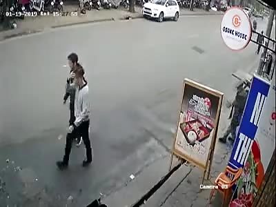 BRUTAL RUN OVER IN VIETNAM