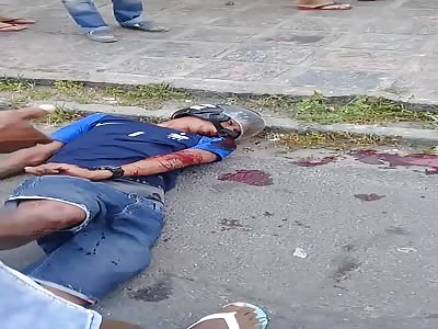 DUDE FUCKED UP AFTER AN ACCIDENT