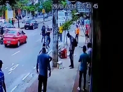 HAITIAN IS SHOT DEAD AFTER STABBING A POLICE OFFICER IN MANAUS, BRAZIL