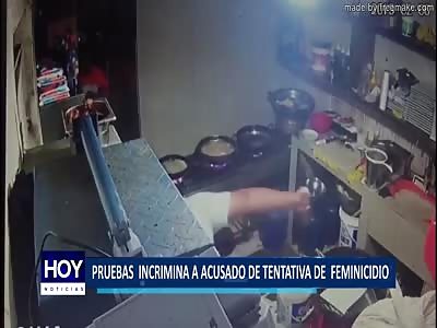 WOMAN COWARDLY STABBED