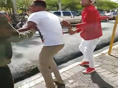 MAN WAS TRESPASSING WITH MACHETE