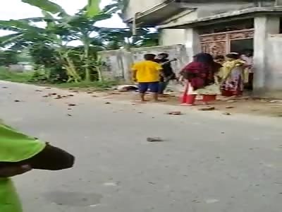 INDIA -MAN IS BEATEN