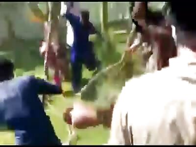 THEY BEAT THE STINK OUT OF DUDE