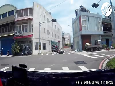 Motorcyclist Rides Too Fast Crash.