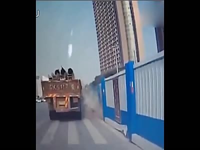 Scooter Rider Pulverized 